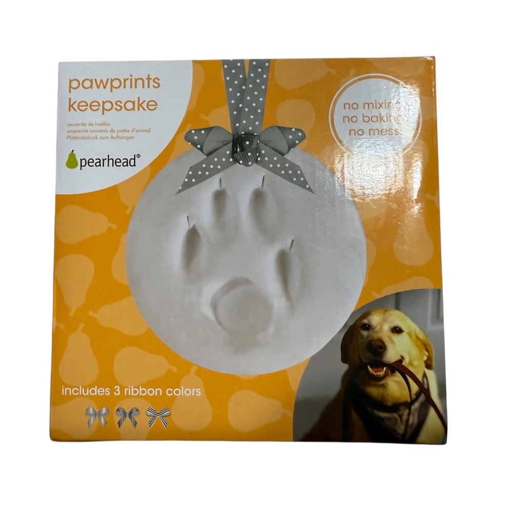 Pearhead Pawprints Keepsake Kit - White